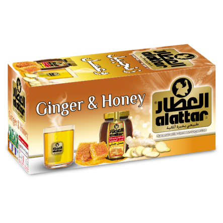 Al Attar Ginger & Honey Tea / Inkivääri-Hunaja Tee 20x2,8g - Vihreä tee - 18307 - 1