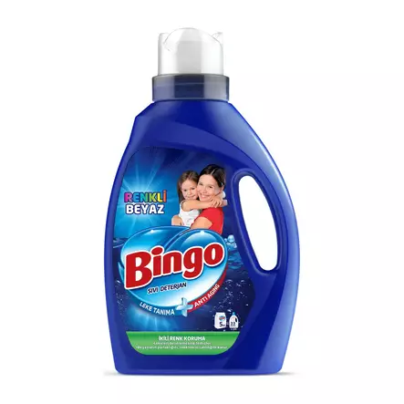 Bingo Sivi Deterjan Renkli Beyaz / Pyykinpesuaine värilliselle 2145ml - Pyykinpesuaineet ja -tarvikkeet - 5607 - 1