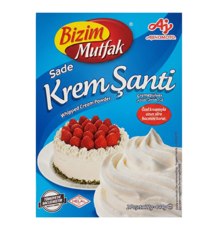 Bizim Mutfak Krem Santi / Kermavaahto 2x72g - Vanukkaat ja jälkiruoka-ainekset - 19387 - 1