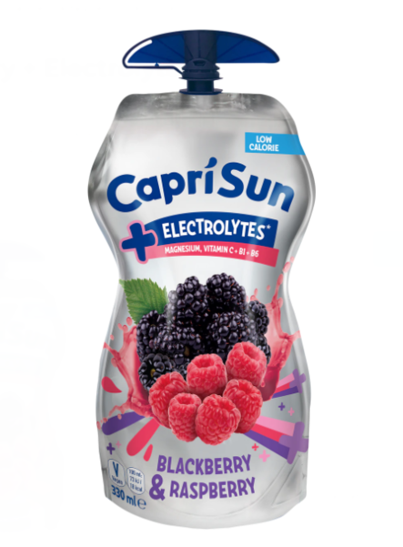 Capri Sun Karhunvatukka ja Vadelma + Elektrolyytit Mehujuoma 330ml - Mehut ja nektarit - 20547 - 1
