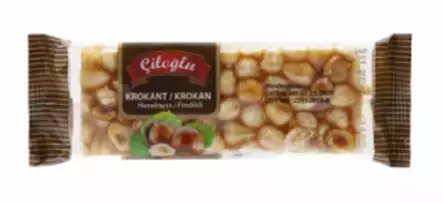 Ciloglu Krokan Findikli / Hasselpähkinäpatukka 40g - Patukat - 1427 - 1