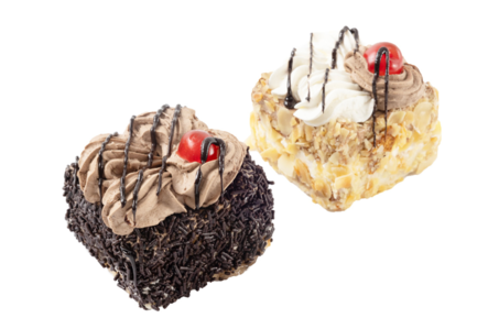 IO Square Shaped Pastry Set Chocolate-Almond Kakku 160g - Pakastemakeiset ja -jälkiruoat - 17137 - 1