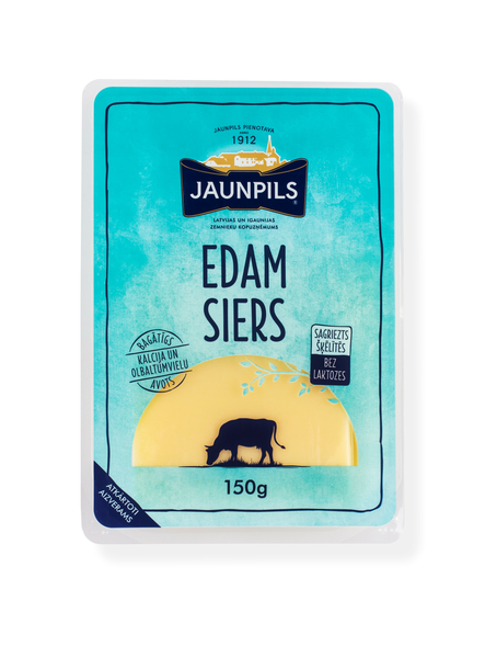 Jaunpils Edam Slice Cheese/ Edam Juusto 150g - Edam-juustot - 19927 - 1