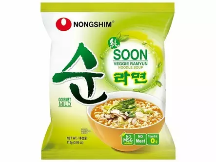 Nongshim Soon Veggie Ramyun Pikanuudelit 112g - Nuudelit - 10567 - 1