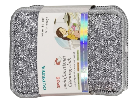 Siivoussieni 3pcs 2678 - Tarvikkeet - 20597 - 1