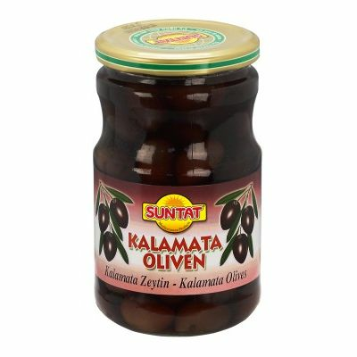 Suntat Kalamata Oliven Siyah Zeytin / Kivelliset mustat oliivit 700/400g CAM - Oliivisäilykkeet - 19037 - 1