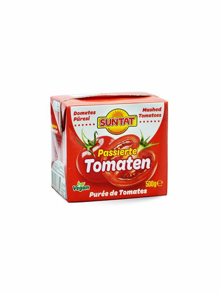 Suntat Mashed Tomatoes / Tomaattimurska 500g - Tomaatti- ja paprikasäilykkeet - 19547 - 1