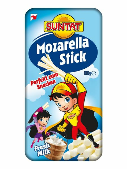 Suntat Mozzarella Stick / Mozzarella-tikut 40% 100g - Erikoisjuustot - 19777 - 1
