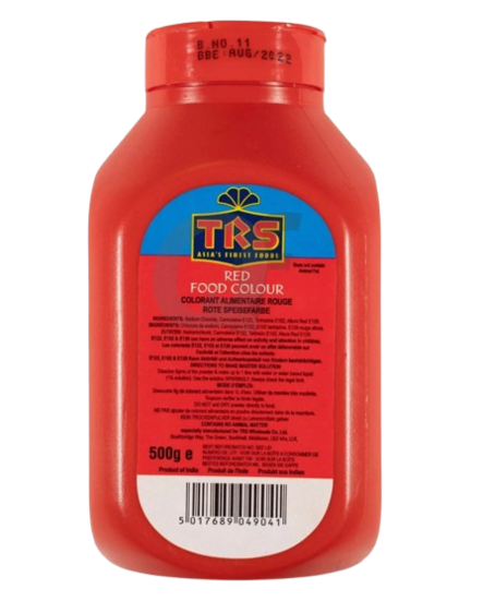 TRS Red Bright Food Colour / Ruokaväri punaineni 500g - Erikoismausteet - 20377 - 1