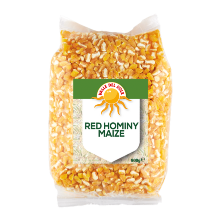 VDS Red Hominy maize / Maissinjyvä 900g - Kuivatut linssit, pavut, ja palkokasvit - 12597 - 1