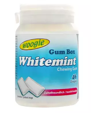 Woogie Whitemint Gum Purkka 64,4g - Purukumit - 15307 - 1