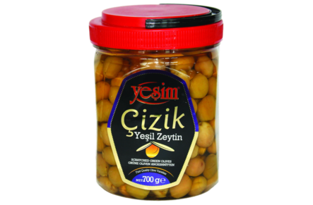 Yesim Cizik Yesil Zeytin/ Vihreä oliivi 700g PET - Oliivisäilykkeet - 19657 - 1
