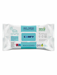 Confy Cleaning Wipes Bleach Scented/ Kosteuspyyhe 100kpl - Siivousvälineet ja tarvikkeet - 19477 - 1