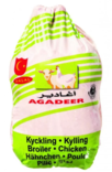 Agadeer Broiler Chicken / Kokonainen Broileri 1.2kg - Kana pakasteet - 14047 - 1