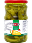 Gulcan Yunan Biber Tursu Hot / Kreikkalaiset pepperonit suolaliemessä 720g CAM - Pepperonisäilyke - 18957 - 1