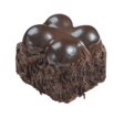 Maun Dark Profiterole Square Mono Cake 9pcs 1,485kg - Pakastemakeiset ja -jälkiruoat - 18717 - 1