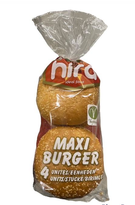 Hira maxi burger / Hampurilaissämpylä 4kpl 300g - Patongit ja sämpylät - 10787 - 1