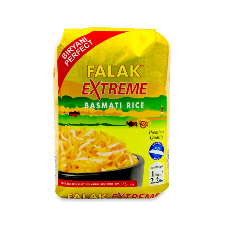 Falak Extreme Basmati Rice/ Basmatiriisi 1kg - Basmatiriisit - 17337 - 1