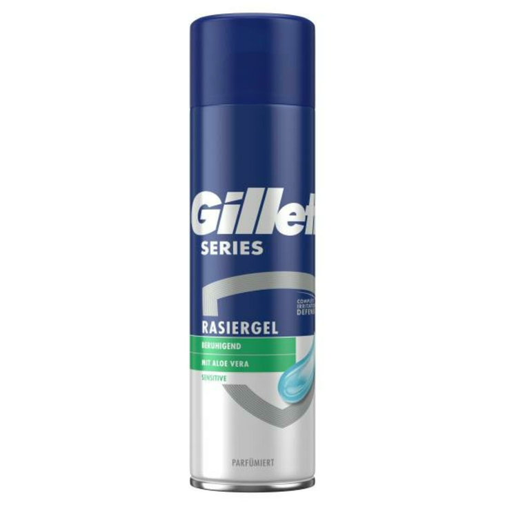 Gillette Rasier Gel/ Partavaahto Sensitive Skin 200ml - Hygieniatarvikkeet - 17887 - 1
