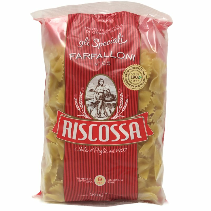 Pasta Riscossa Farfalloni 500g - Pastat - 18637 - 1
