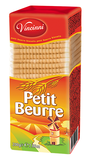 Vincinni Petit Beurre biscuit/ Keksi 200g - Täytekeksit ja vohvelit - 18737 - 1