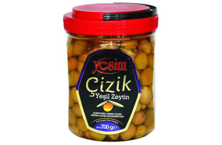 Yesim Cizik Yesil Zeytin/ Vihreä oliivi 700g PET - Oliivisäilykkeet - 19657 - 1