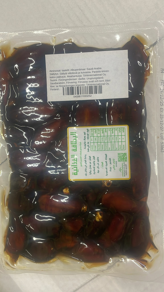 Barni Date / Taateli 1kg VAKUM - Kuivatut hedelmät - 20187 - 1