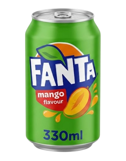 Fanta Mango Virvoitusjuoma 330ml - Limonadit ja virvoitusjuomat - 2427 - 1