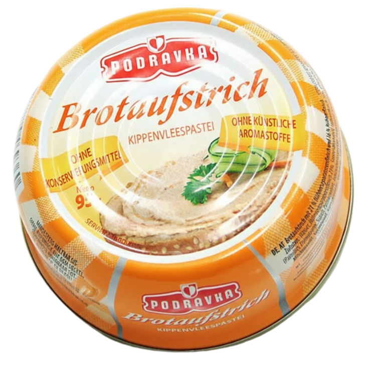 Podravka Huhner Paste/ Kanatahna Kookosleipälevite 95g TNK - Kana- ja kalkkunasäilykkeet - 6407 - 1