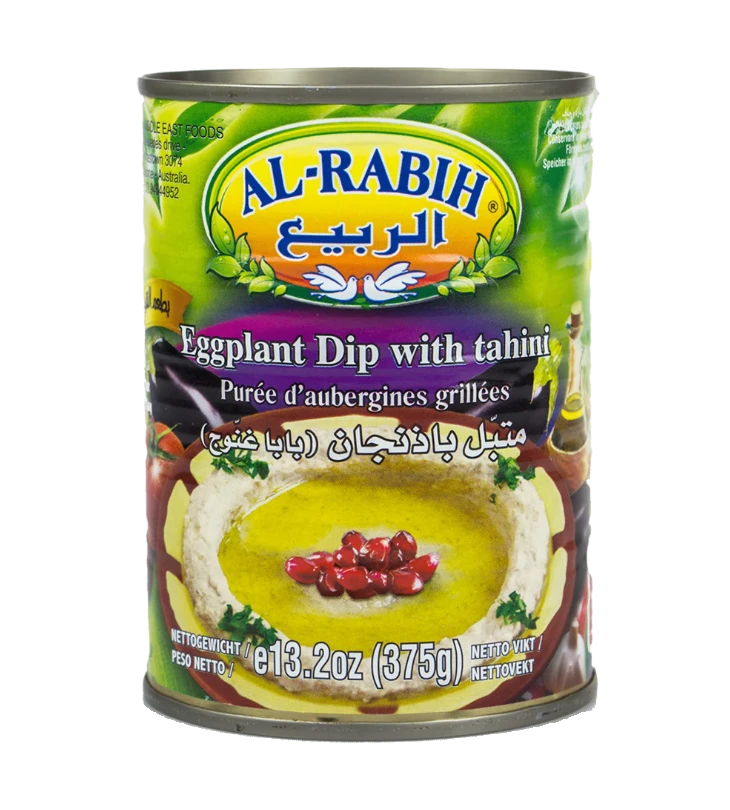 Al-Rabih Auberginer (Baba Ghanouj)/ Munakoisosäilyke 375g TNK - Papu- ja linssisäilykkeet - 18287 - 1