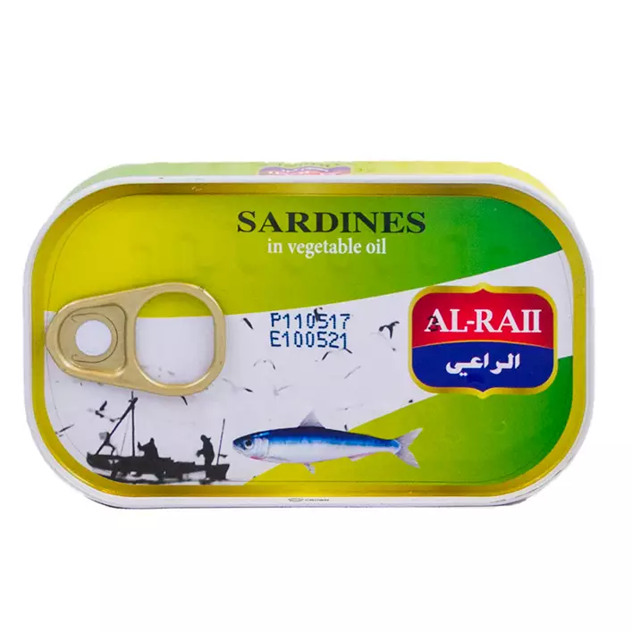 AL-RAII Sardines / Sardiini Öljyssä 125/90g TNK - Kala- ja äyriäissäilykkeet - 9047 - 1