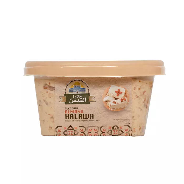 Alkodous Almond Halawa / Halva Pähkinä 400g - Turkish Delight & Halvat - 11457 - 1