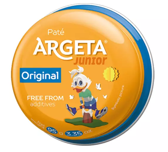 Argeta Junior Original/ Kanalevite 95g - Kana- ja kalkkunasäilykkeet - 437 - 1
