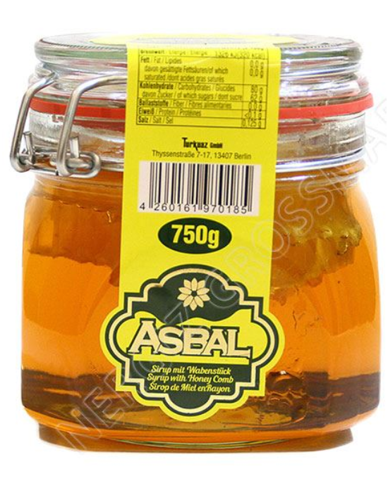 Asbal Syrup Wiht Honey Comb 750g - Hunajat - 497 - 1