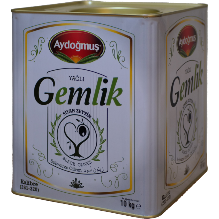 Aydogmus Gemlik Özel Zeytin/ Musta oliivi 10kg TNK - Oliivisäilykkeet - 19677 - 1