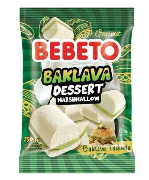 Bebeto Baklava Marshmallow Vaahtokarkkipussi 60g - Irtomakeiset - 20417 - 1
