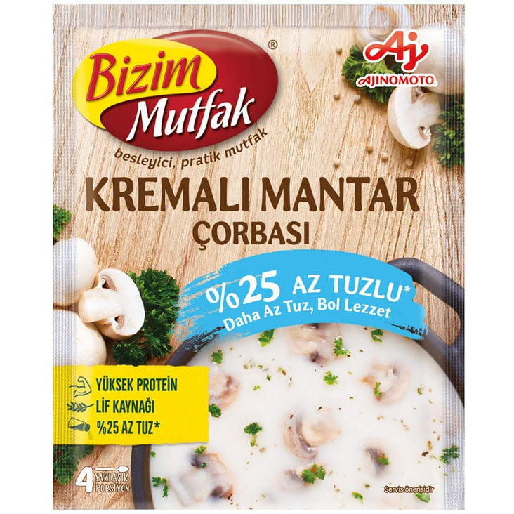 Bizim Mutfak Kremali Mantar/ Kermainen Sienikeitto 48g - Valmiskeitot ja valmisjauheet - 18097 - 1