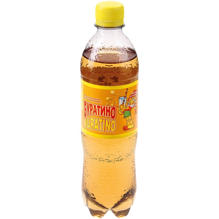 Buratino Limonad/ Hedelmänmakuinen virvoitusjuoma 500ml - Limonadit ja virvoitusjuomat - 21557 - 1
