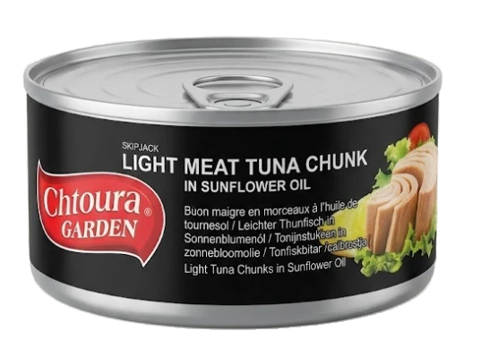 Chtoura Garden Tuna Chunks/ Tonnikala auringonkukkaöljyssä 160g TNK - Kala- ja äyriäissäilykkeet - 19747 - 1