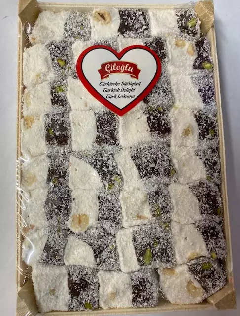Ciloglu Cerezli Kahveli Lokum Sandik / Turkkilainen herkku pähkinä ja pistaasill - Turkish Delight & Halvat - 5677 - 1