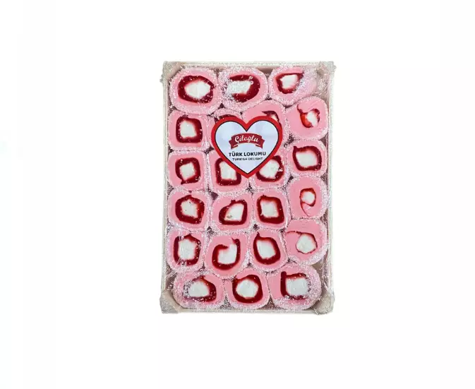 Ciloglu Pomegranate Lokum / Granaattiomena Lokum 400g - Turkish Delight & Halvat - 12477 - 1