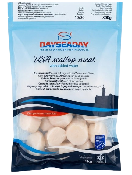 Dayseaday Japanese Scallopmeat 800/1kg - Pakasteäyriäiset - 13657 - 1