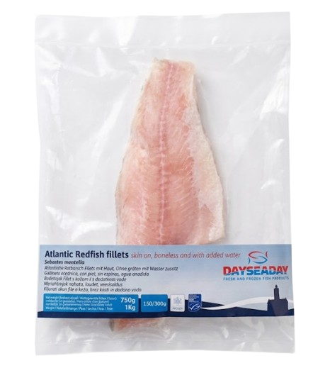 Dayseaday Redfish fillets 150/300g 750/1KG - Pakastekalat - 21007 - 1