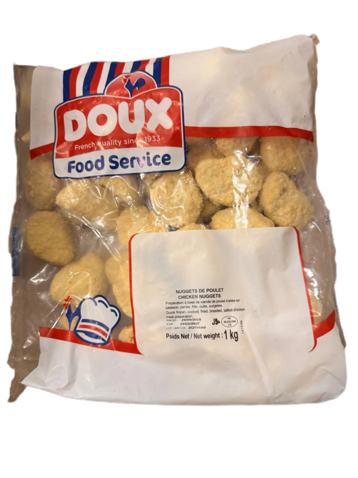 141036 Doux Chicken Nuggets / Kananugetti 1kg - Kana pakasteet - 18457 - 1