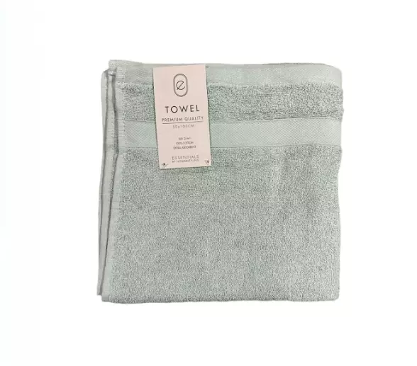 Essentials Pyyhe Vaalea vihreä 50x100cm - Peitot ja viltit - 13067 - 1