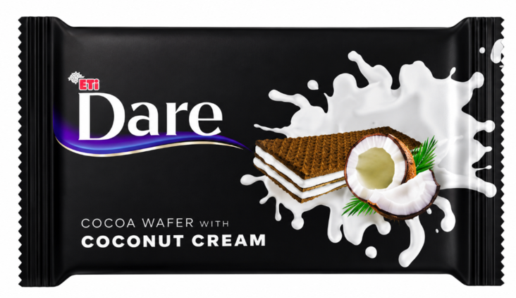 Eti Dare Wafer Coconut Cream Bar/ Kookos Vohvelipatukka 30g - Täytekeksit ja vohvelit - 15557 - 1