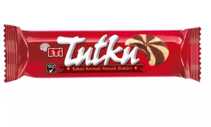 Eti Tutku Cocoa Cream Biscuit / Suklaatäytekeksi 90g - Täytekeksit ja vohvelit - 7857 - 1