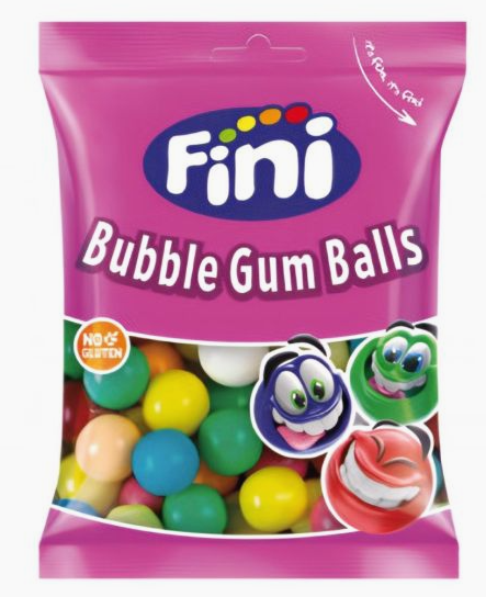 Fini Bubble Gum Balls Purukumi 75g - Purukumit - 20237 - 1