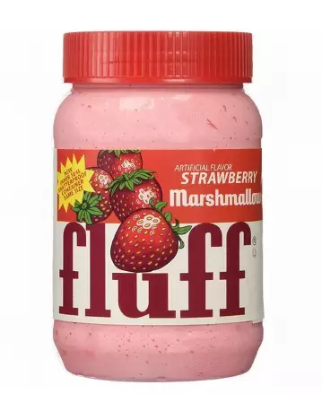 Fluff Marshmallow Strawberry/ Vaahtokarkki mansikka 123g - Makeat levitteet ja pähkinälevitteet - 15747 - 1