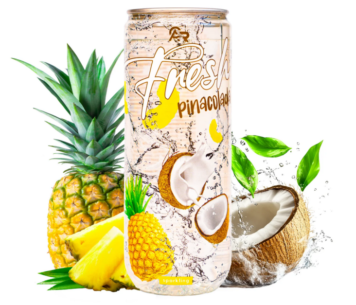 Fresh Pinacolada Sparkling/ Ponacolada Kuohujuoma 330ml TNK - Limonadit ja virvoitusjuomat - 15977 - 1